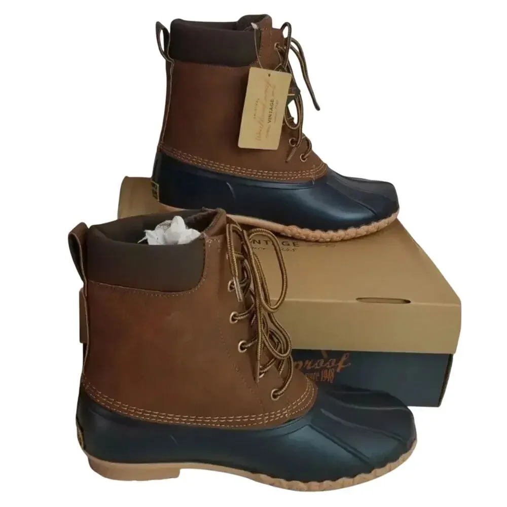 WEATHERPROOF VINTAGE Adam II Duck Boots, Size US Mens 12, New in Box